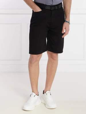 HUGO Jeansowe szorty | Loose fit czarny