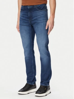 HUGO Jeansy 50556089 Granatowy Slim Fit