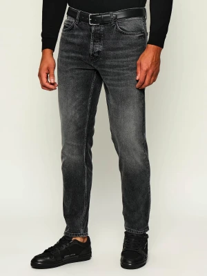 HUGO Jeansy 634 | Tapered fit czarny