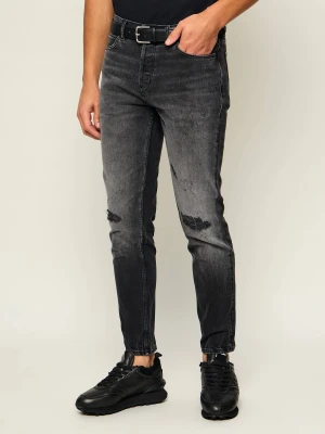 HUGO Jeansy 634 | Tapered fit czarny