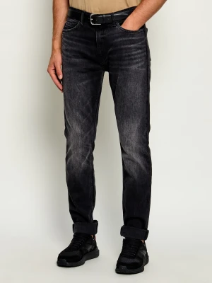 HUGO Jeansy 708 | Slim Fit czarny
