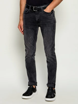 HUGO Jeansy 734 | Extra slim fit czarny