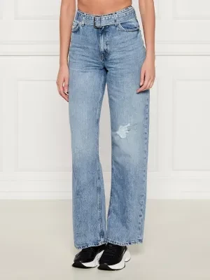 HUGO Jeansy 937_12 | Straight fit | high waist