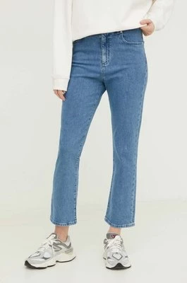 HUGO jeansy damskie kolor niebieski 50488946