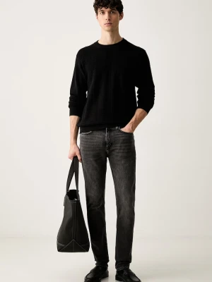 HUGO jeansy extra slim męskie HUGO szary