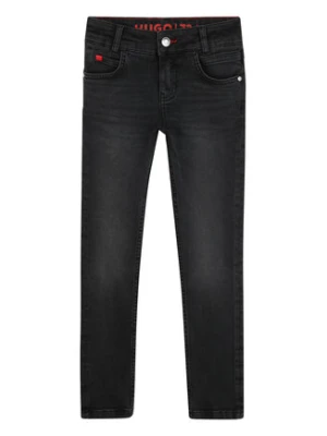 HUGO Jeansy G00380 D Czarny Skinny Fit