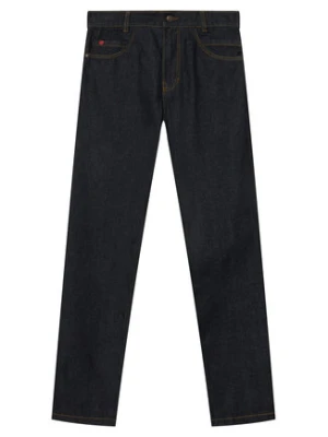 HUGO Jeansy G00983 D Granatowy Regular Fit