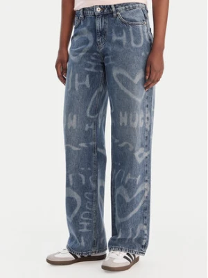 HUGO Jeansy Gamala 50553051 Niebieski Baggy Fit
