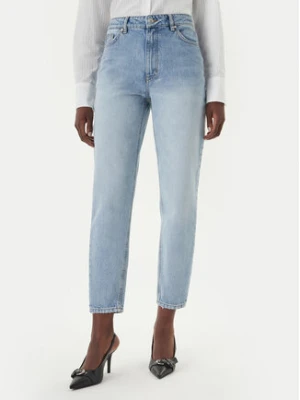 HUGO Jeansy Garlene 50556975 Błękitny Mom Fit