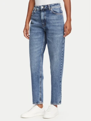 HUGO Jeansy Garlene 50563517 Granatowy Mom Fit