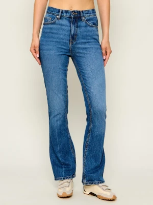 HUGO Jeansy Geflare_2 | flare fit | high waist niebieski