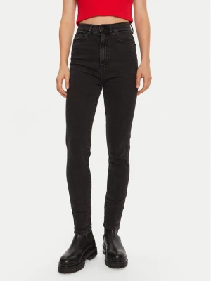 HUGO Jeansy Girali 50527063 Czarny Skinny Fit
