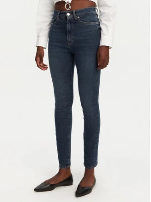 HUGO Jeansy Girali 50530308 Granatowy Skinny Fit