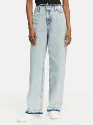 HUGO Jeansy Leni 50557022 Niebieski jasny Loose Fit