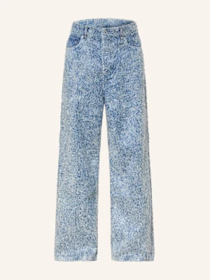 Hugo Jeansy Mason Loose Baggy Fit blau