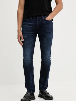 HUGO jeansy HUGO 734 męskie kolor niebieski 50542676