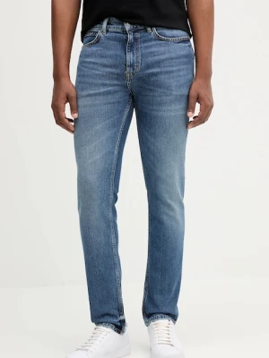 HUGO jeansy męskie kolor niebieski 50542690