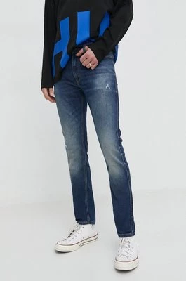 HUGO jeansy męskie kolor niebieski 50507867