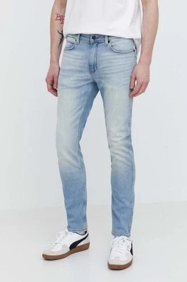 HUGO jeansy męskie kolor niebieski 50513553