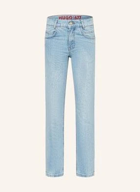 Hugo Jeansy Regular Fit blau