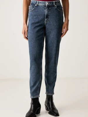 HUGO jeansy relaxed fit damskie Garlene niebieski