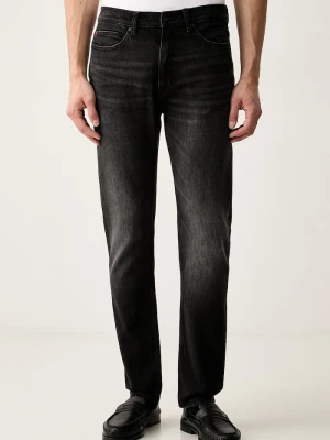 HUGO jeansy slim fit męskie HUGO czarny