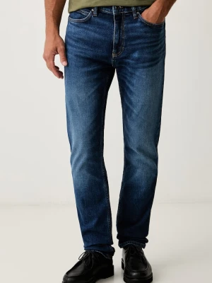 HUGO jeansy slim fit męskie HUGO niebieski