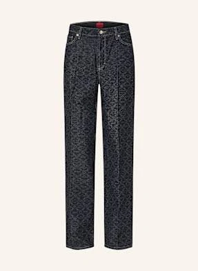 Hugo Jeansy Wide Leg blau