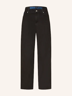 Hugo Jeansy Wide Leg Leni schwarz