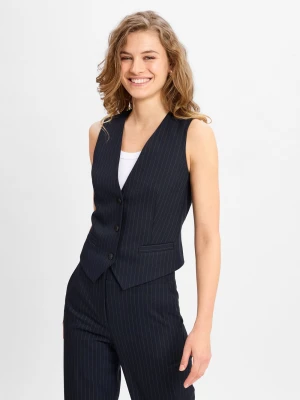 HUGO Kamizelka damska - Aumara Kobiety Sztuczne włókno niebieski wzorzysty,