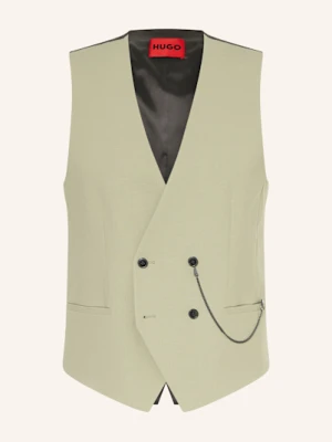 Hugo Kamizelka Garniturowa Vin Slim Fit gruen