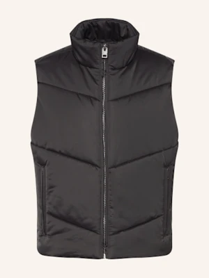 Hugo Kamizelka Pikowana Berolino Z Satyny schwarz