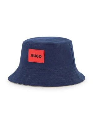 HUGO kapelusz dwustronny bawełniany dziecięcy