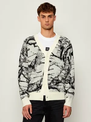 HUGO Kardigan Servot | Oversize fit | z dodatkiem wełny