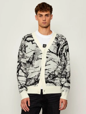 HUGO Kardigan Servot | Oversize fit | z dodatkiem wełny