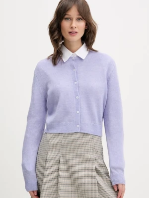 HUGO kardigan z dodatkiem wełny Sfebra