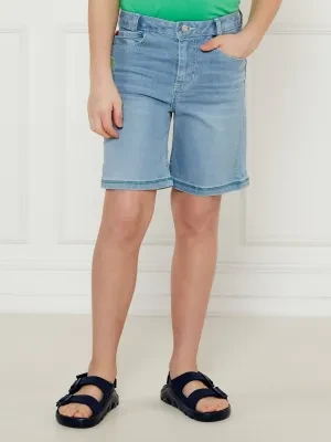 HUGO KIDS Jeansowe szorty | Regular Fit