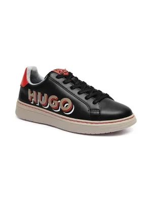 HUGO KIDS Skórzane sneakersy