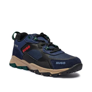 HUGO KIDS Sneakersy | z dodatkiem skóry