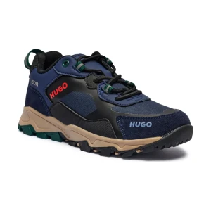HUGO KIDS Sneakersy | z dodatkiem skóry