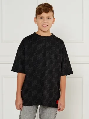 HUGO KIDS T-shirt ALL OVER | Relaxed fit