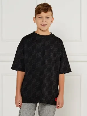 HUGO KIDS T-shirt ALL OVER | Relaxed fit