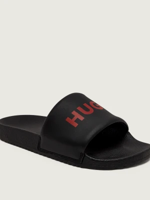 HUGO Klapki Timein_slid_pdemlg czarny