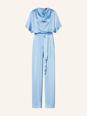 Hugo Kombinezon Z Satyny Kasmina blau