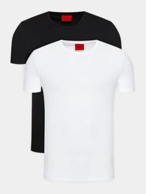 Hugo Komplet 2 t-shirtów 50325440 Czarny Slim Fit
