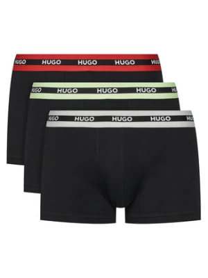 HUGO Komplet 3 par bokserek 50492375 Czarny Regular Fit