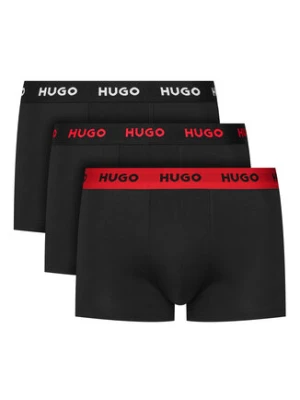 HUGO Komplet 3 par bokserek Trunk Triplet Pack 50532611 Szary