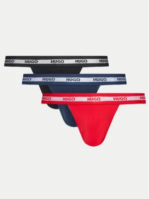 Hugo Komplet 3 par slipów Jock Strap 50517882 Kolorowy