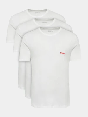Hugo Komplet 3 t-shirtów 50493972 Biały Regular Fit