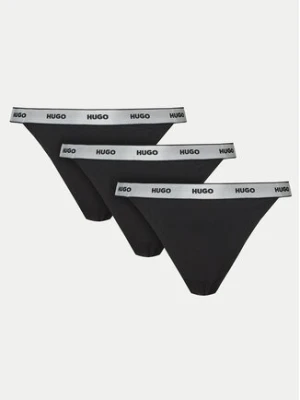 HUGO Komplet stringów 50527212 Czarny